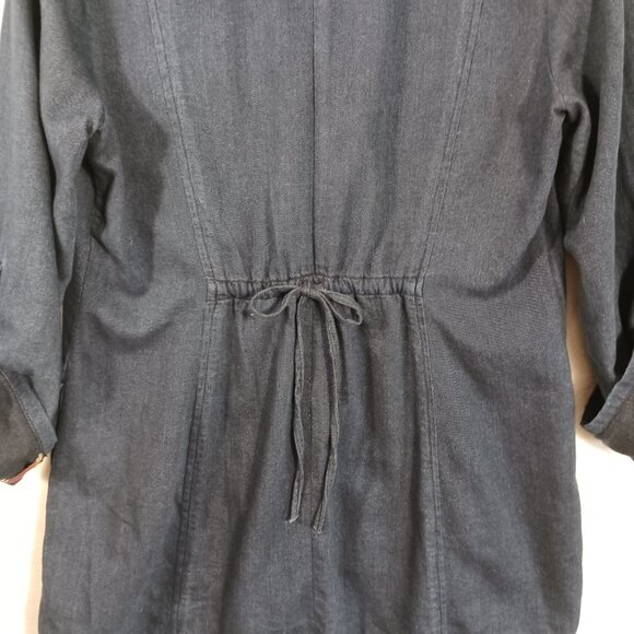 CAbi,  Lightweight, Dark Chambray Jacket Size Medium, Button Front, Long sleeve - Picture 5 of 16